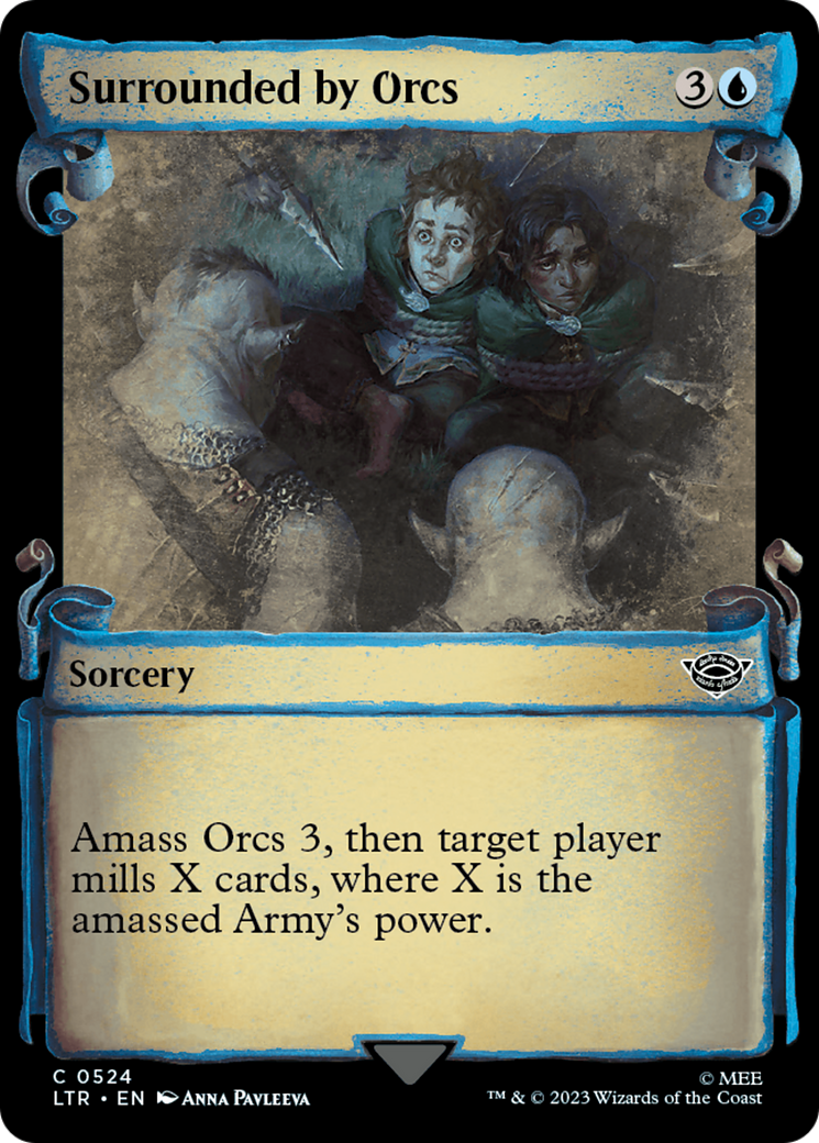 Surrounded by Orcs [The Lord of the Rings: Tales of Middle-Earth Showcase Scrolls]-1