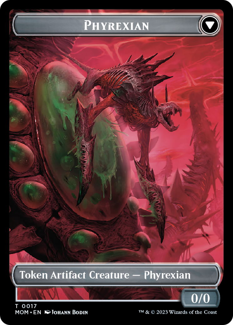 Incubator // Phyrexian (17) Double-Sided Token [March of the Machine Tokens]-2