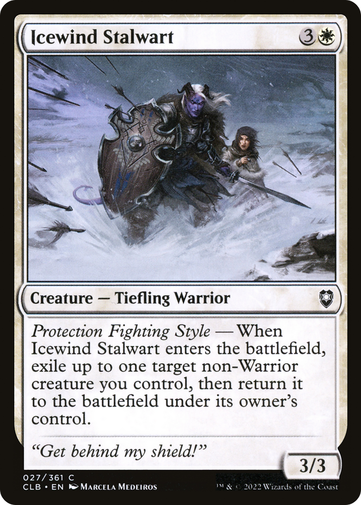 Icewind Stalwart [Commander Legends: Battle for Baldur's Gate]-1