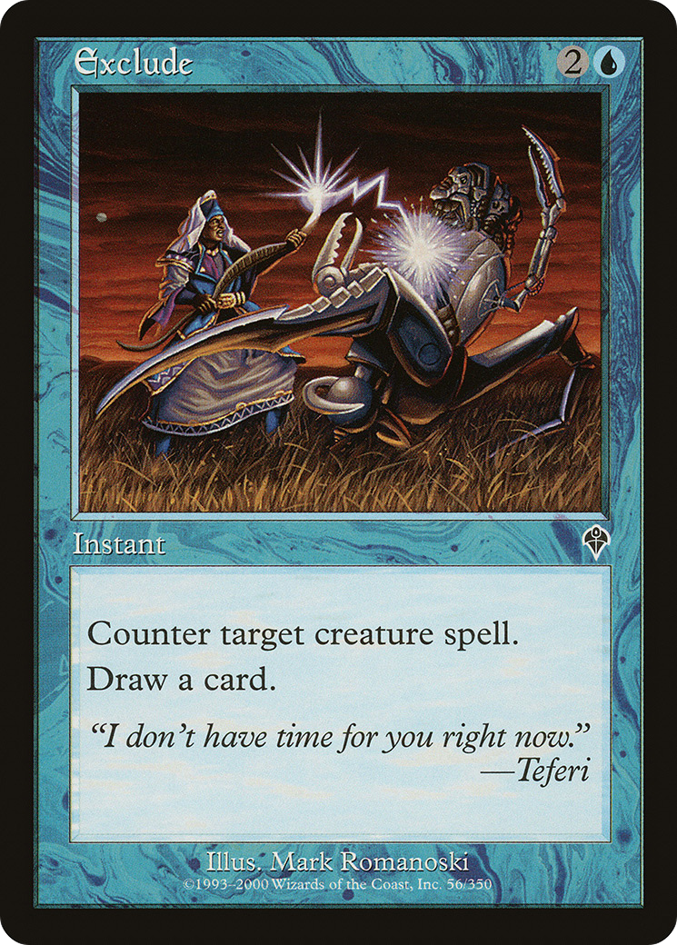 Exclude [Invasion]-1