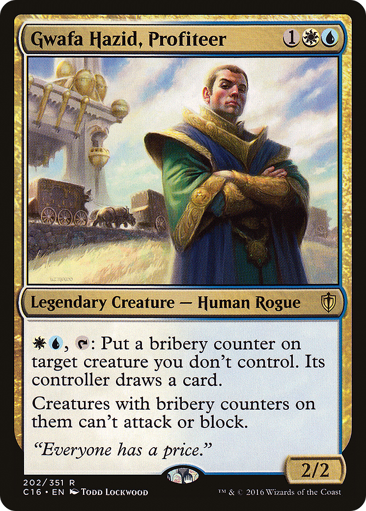 Gwafa Hazid, Profiteer [Commander 2016]-1