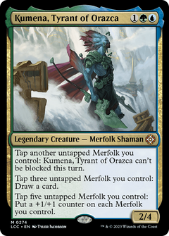 Kumena, Tyrant of Orazca [The Lost Caverns of Ixalan Commander]-1