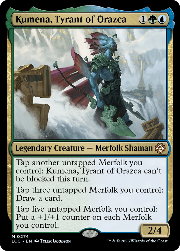 Kumena, Tyrant of Orazca [The Lost Caverns of Ixalan Commander]-1