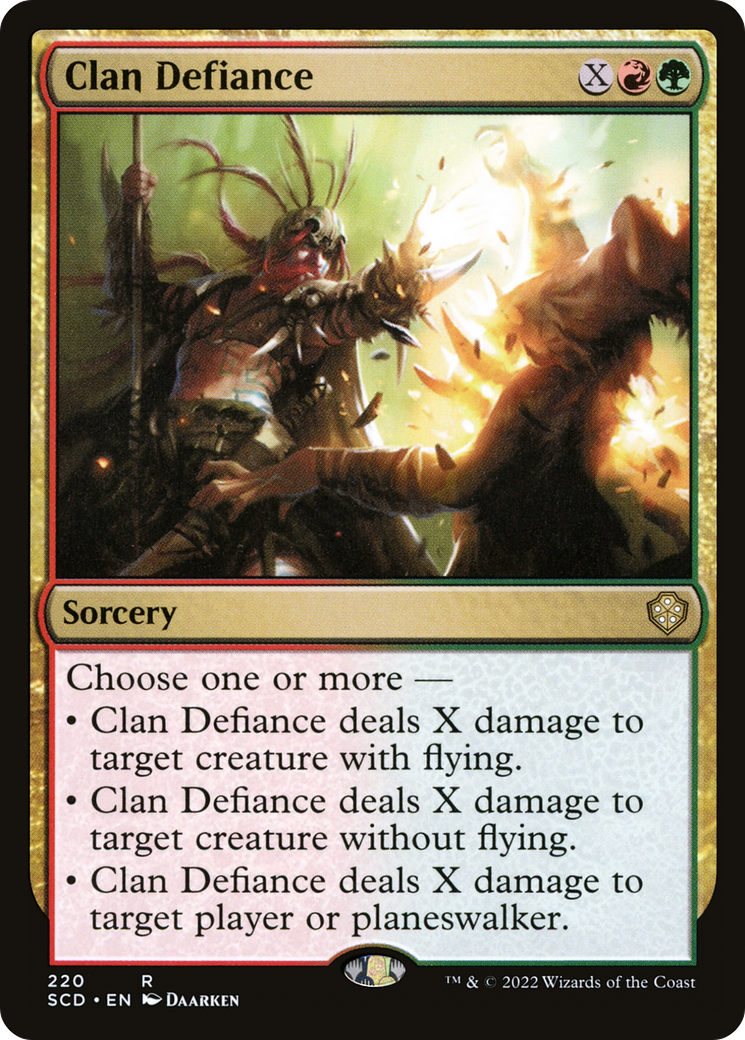 Clan Defiance [Starter Commander Decks]-1