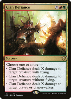 Clan Defiance [Starter Commander Decks]-1