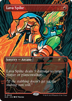 Lava Spike (2049) (Rainbow Foil) [Secret Lair Drop Series]-1