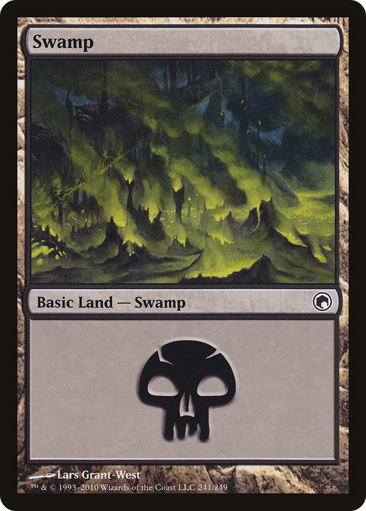 Swamp (241) [Scars of Mirrodin]-1