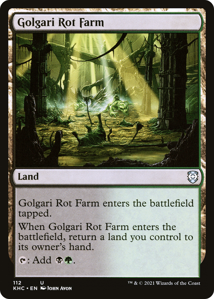 Golgari Rot Farm [Kaldheim Commander]-1
