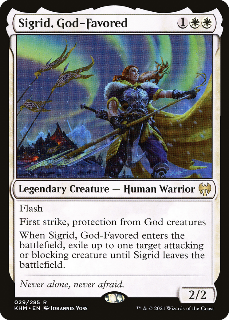 Sigrid, God-Favored [Kaldheim]-1