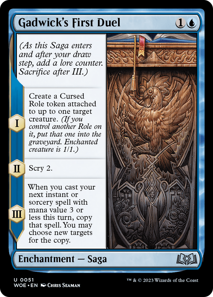 Gadwick's First Duel [Wilds of Eldraine]-1