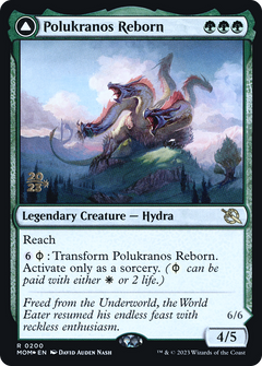 Polukranos Reborn // Polukranos, Engine of Ruin [March of the Machine Prerelease Promos]-1
