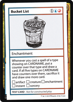 Bucket List (2021 Edition) [Mystery Booster Playtest Cards]-1