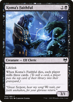 Koma's Faithful [Kaldheim]-1
