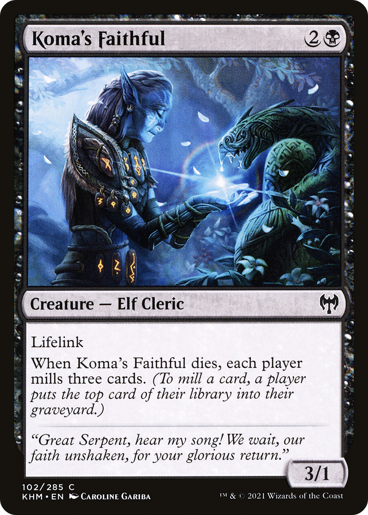 Koma's Faithful [Kaldheim]-1