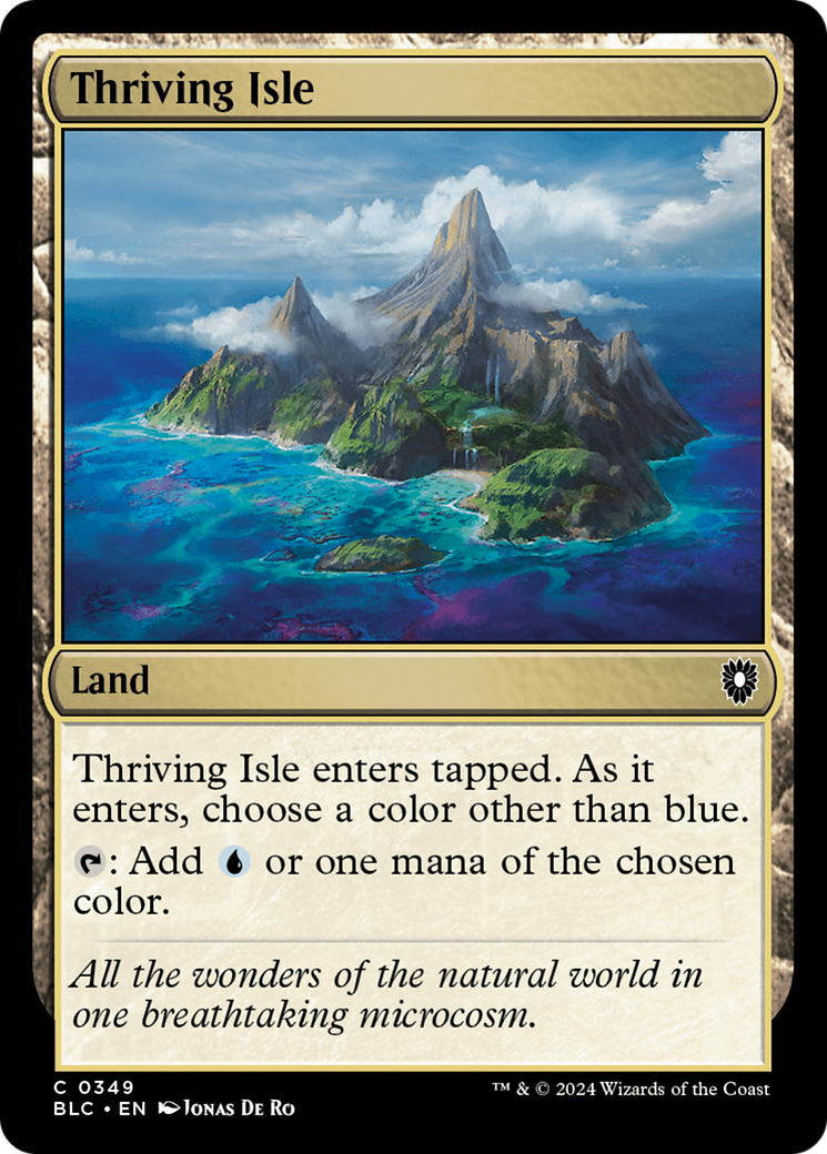Thriving Isle [Bloomburrow Commander]-1