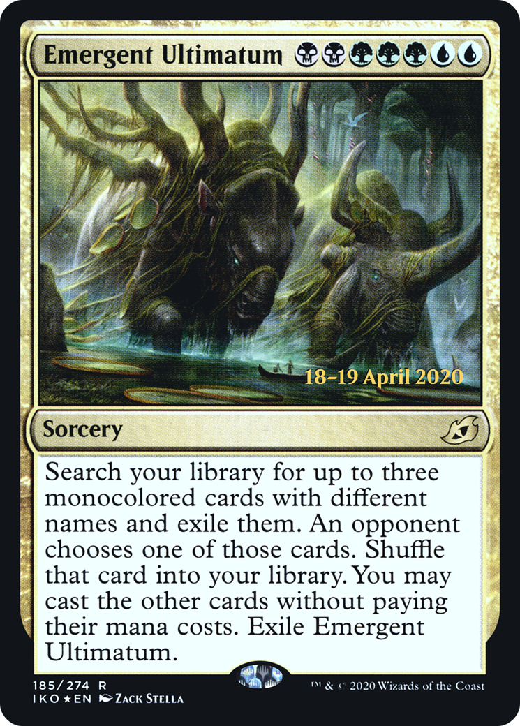 Emergent Ultimatum [Ikoria: Lair of Behemoths Prerelease Promos]-1