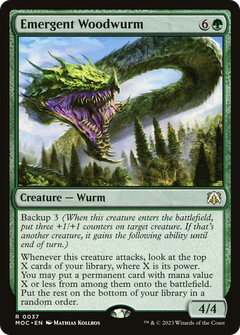 Emergent Woodwurm [March of the Machine Commander]-1