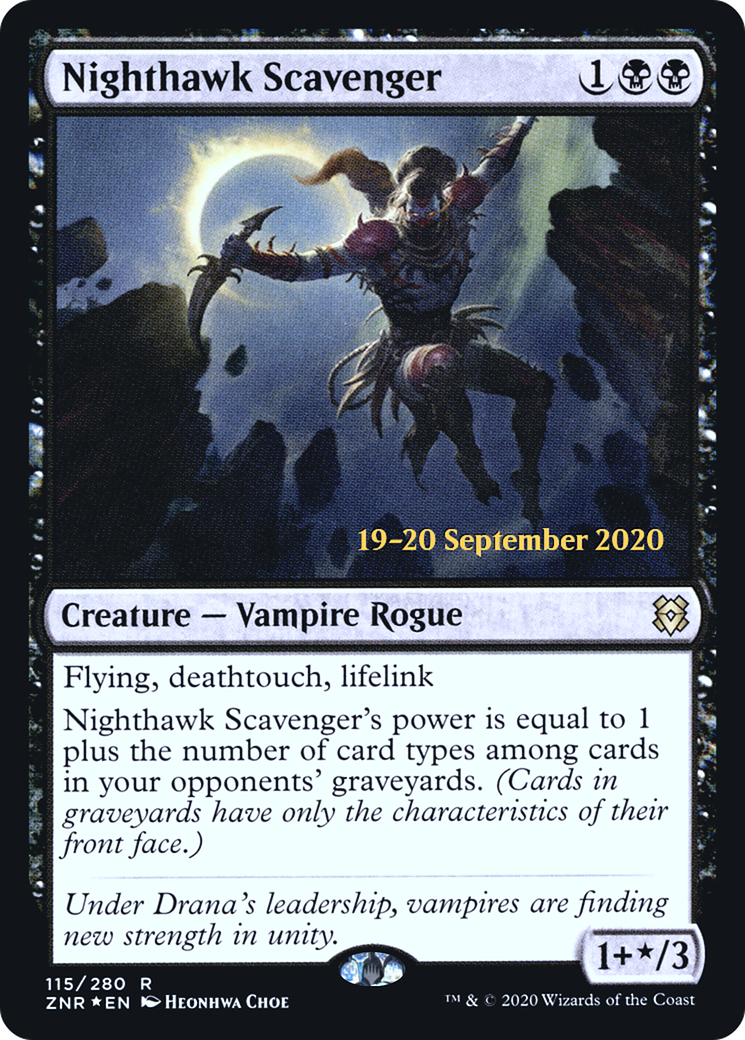 Nighthawk Scavenger [Zendikar Rising Prerelease Promos]-1