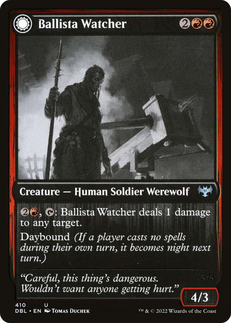 Ballista Watcher // Ballista Wielder [Innistrad: Double Feature]-3