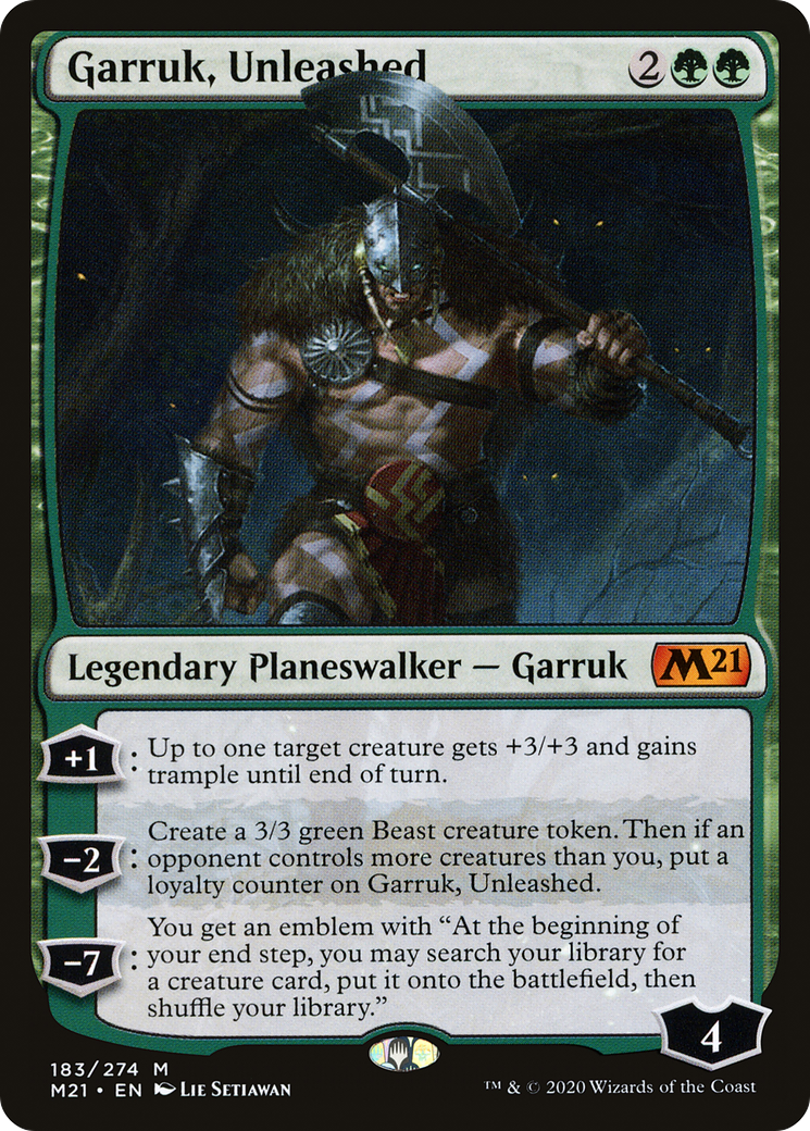 Garruk, Unleashed [Core Set 2021]-1
