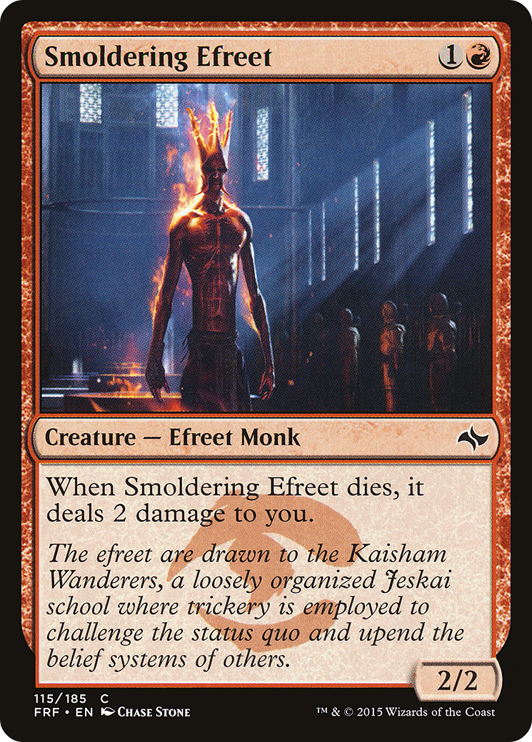 Smoldering Efreet [Fate Reforged]-1