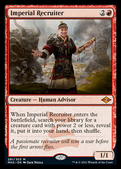 Imperial Recruiter (Foil Etched) [Modern Horizons 2]-1