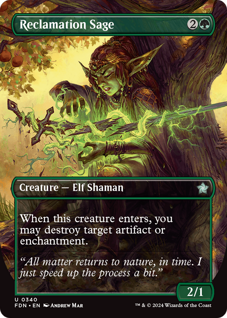 Reclamation Sage (Borderless) [Foundations]-1