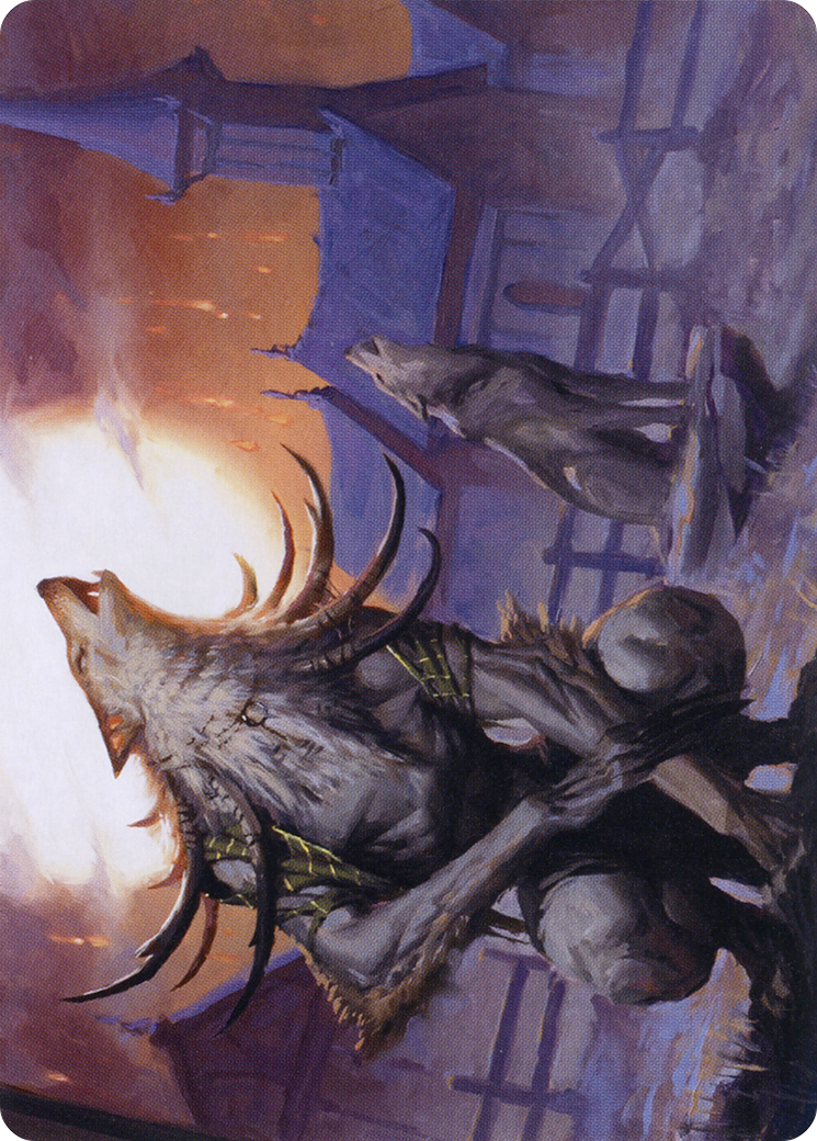 Lord of the Ulvenwald // Lord of the Ulvenwald (AMID-064) - Midnight Hunt Art Series (Borderless)-1
