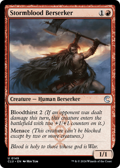 Stormblood Berserker [Ravnica: Clue Edition]-1