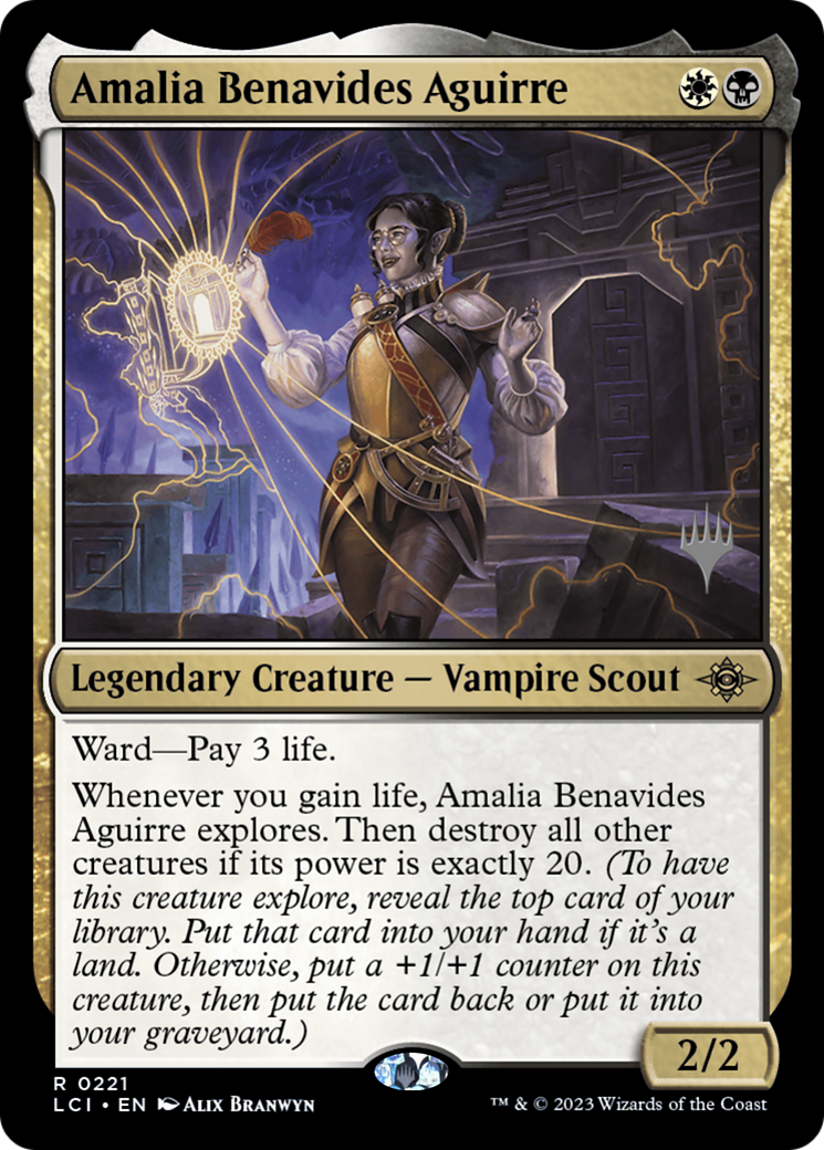 Amalia Benavides Aguirre (Promo Pack) [The Lost Caverns of Ixalan Promos]-5