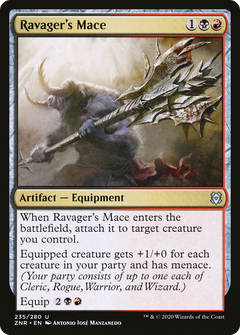 Ravager's Mace [Zendikar Rising]-1
