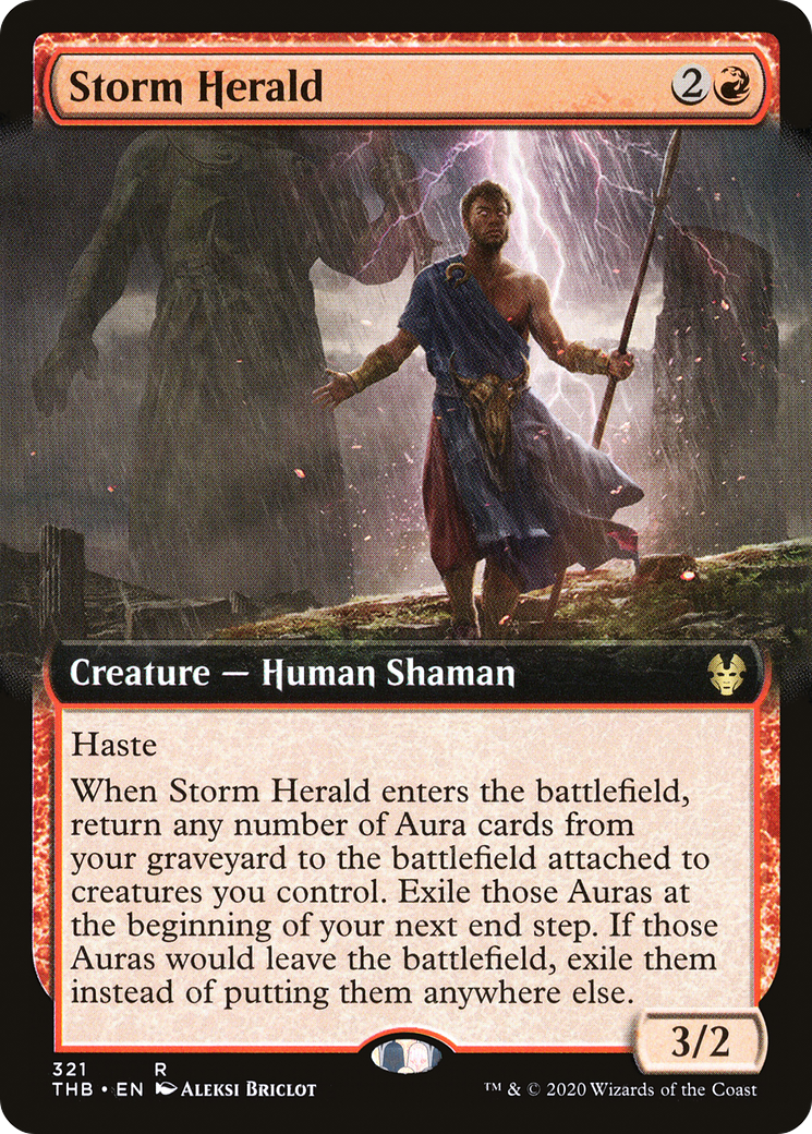 Storm Herald (Extended Art) [Theros Beyond Death]-1