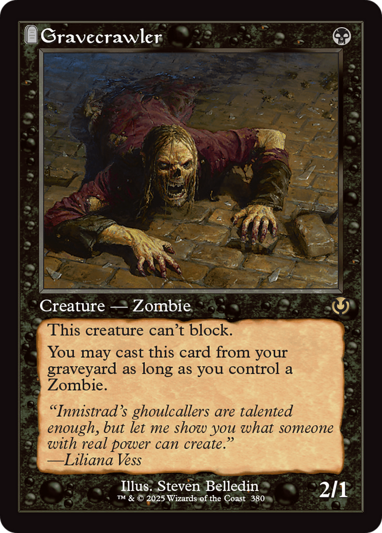 Gravecrawler (Retro Frame) [Innistrad Remastered]-1