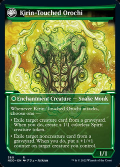 Teachings of the Kirin // Kirin-Touched Orochi (Showcase Soft Glow) [Kamigawa: Neon Dynasty]-2