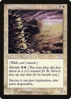 Crude Rampart [Onslaught]-1