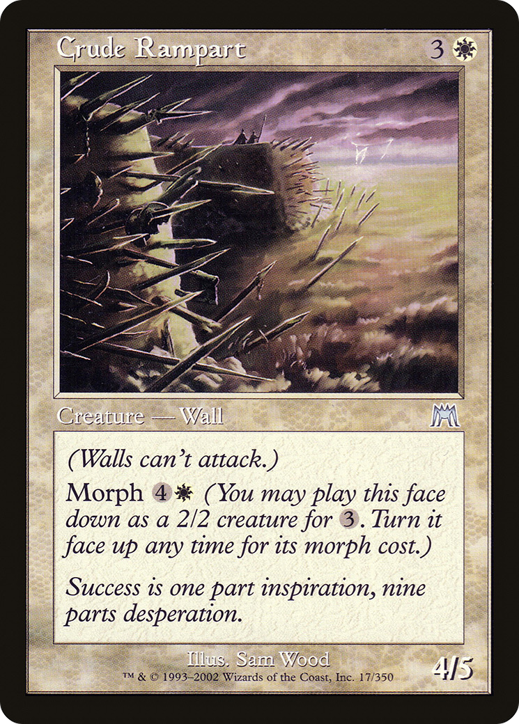 Crude Rampart [Onslaught]-1