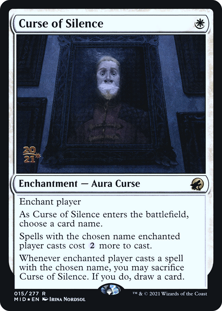 Curse of Silence [Innistrad: Midnight Hunt Prerelease Promos]-1