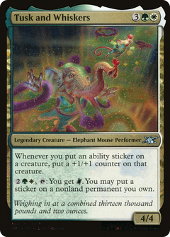 Tusk and Whiskers (Galaxy Foil) (UNF-468) - Unfinity Foil-1