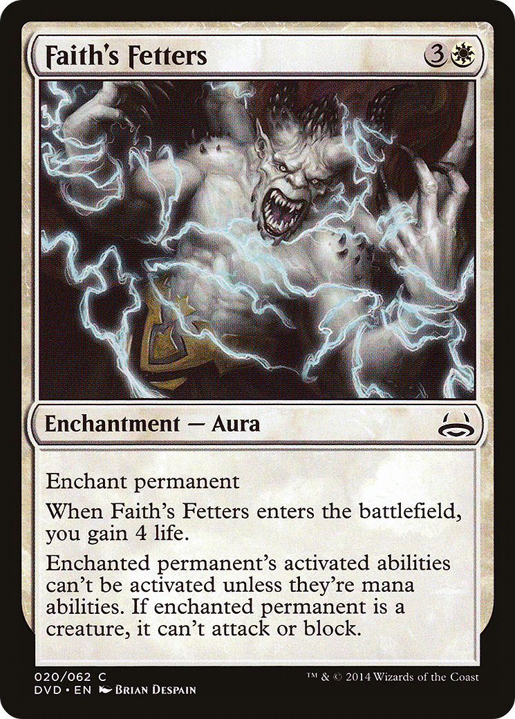 Faith's Fetters (Divine vs. Demonic) [Duel Decks Anthology]-1
