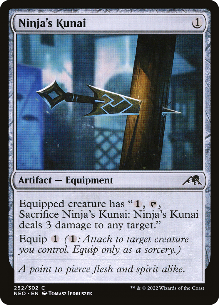 Ninja's Kunai [Kamigawa: Neon Dynasty]-1