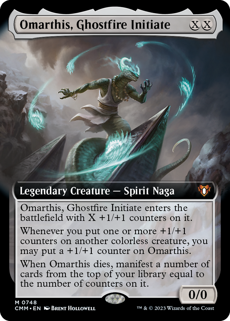 Omarthis, Ghostfire Initiate (Extended Art) [Commander Masters]-1