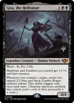 Gisa, the Hellraiser (Promo Pack) [Outlaws of Thunder Junction Promos]-1