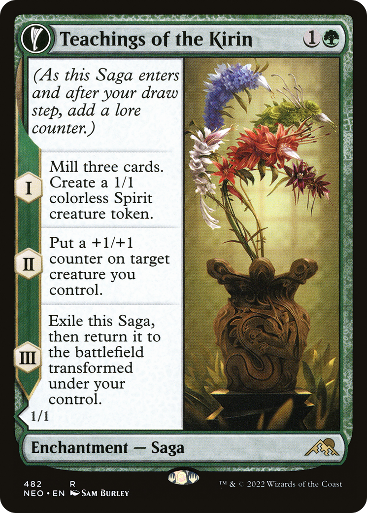 Teachings of the Kirin // Kirin-Touched Orochi (Extended Art) [Kamigawa: Neon Dynasty]-3