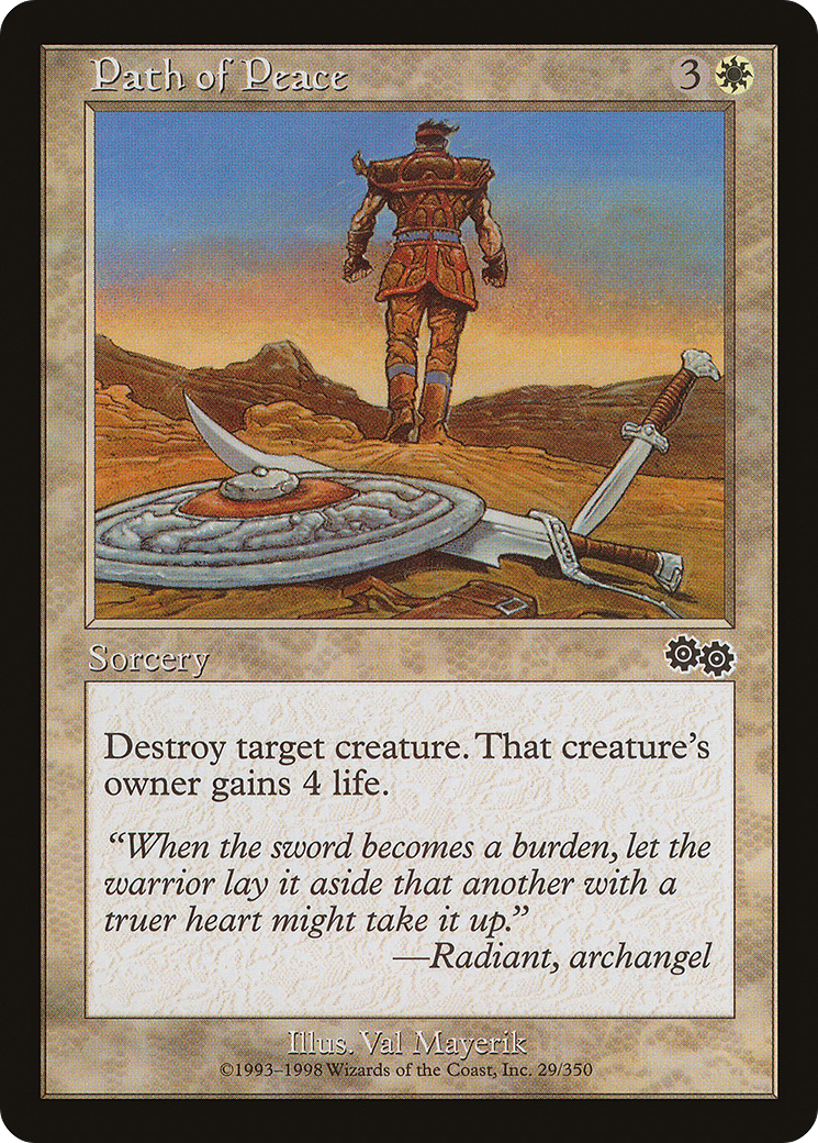 Path of Peace [Urza's Saga]-1