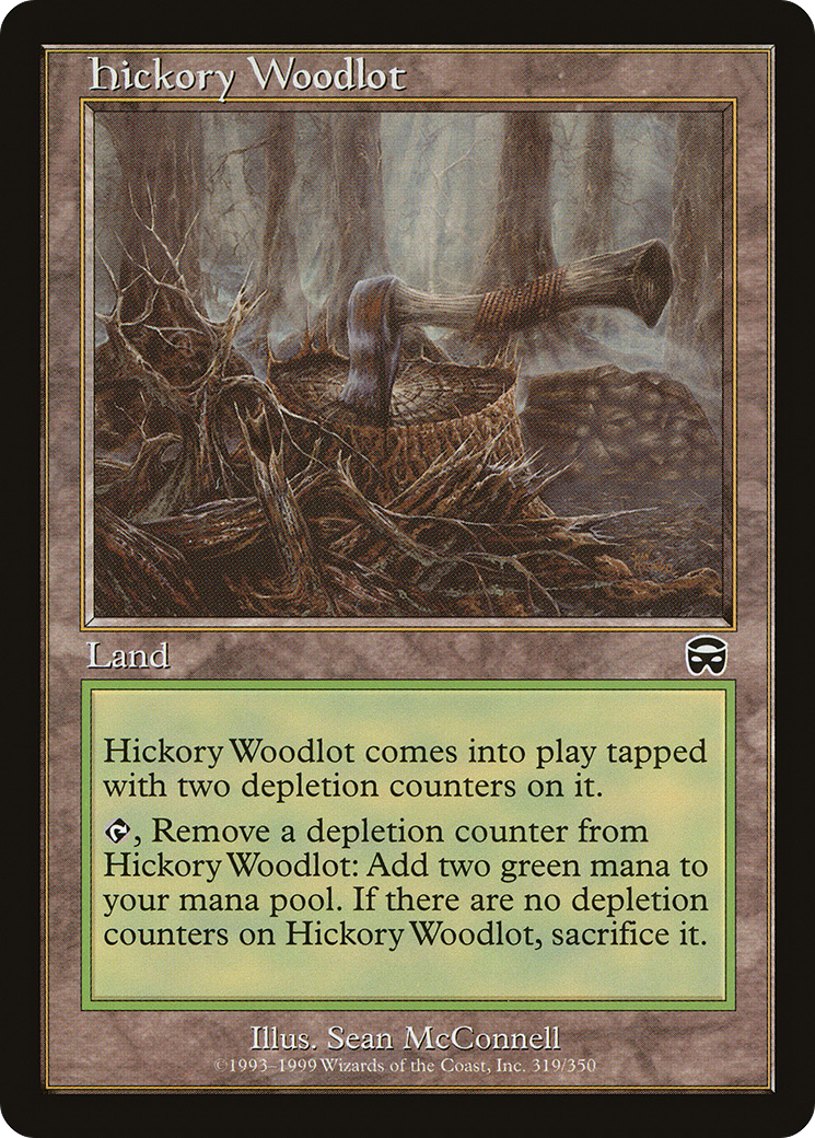 Hickory Woodlot [Mercadian Masques]-1