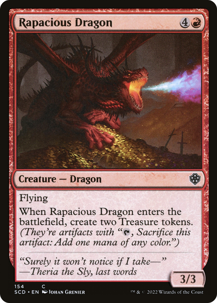 Rapacious Dragon [Starter Commander Decks]-1
