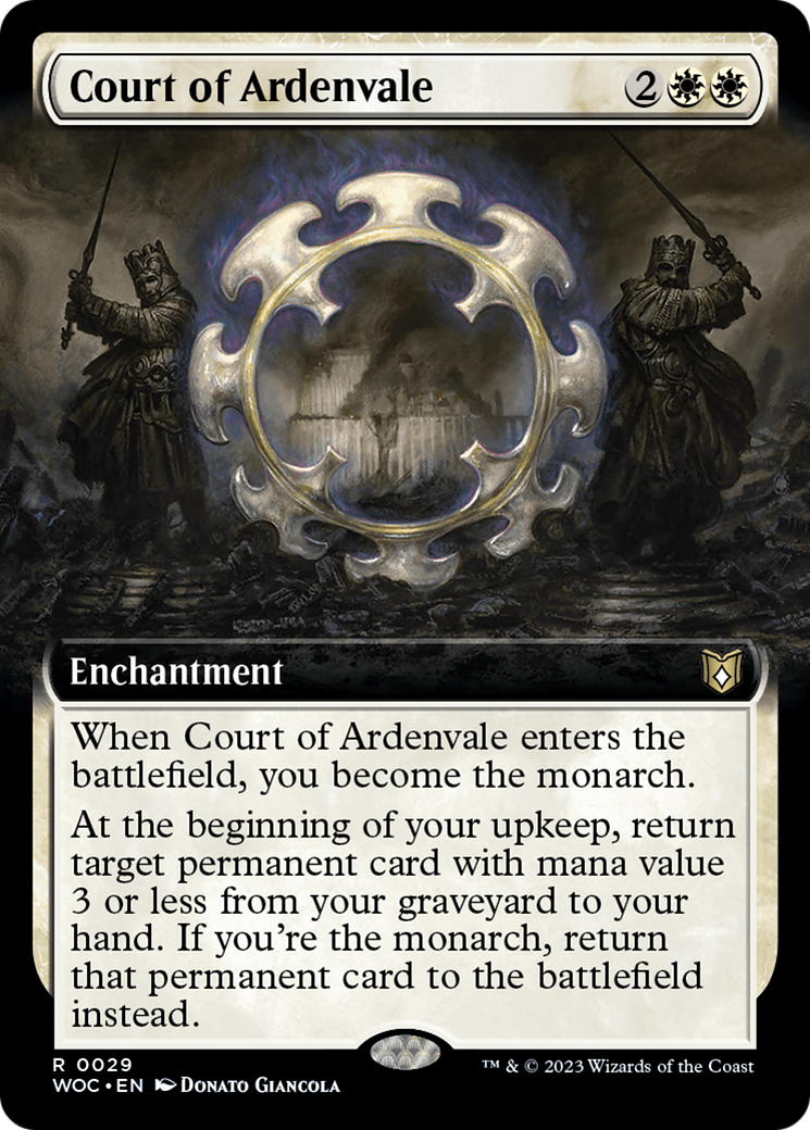 Court of Ardenvale (Extended Art) [Wilds of Eldraine Commander]-1