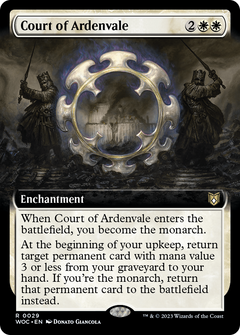 Court of Ardenvale (Extended Art) [Wilds of Eldraine Commander]-1