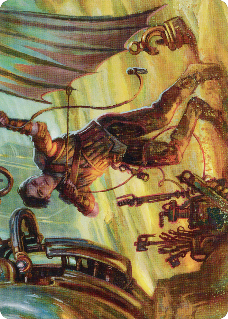 Mishra, Excavation Prodigy // Mishra, Excavation Prodigy (ABRO-036) - The Brothers' War Art Series (Borderless)-1