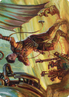 Mishra, Excavation Prodigy // Mishra, Excavation Prodigy (ABRO-036) - The Brothers' War Art Series (Borderless)-3